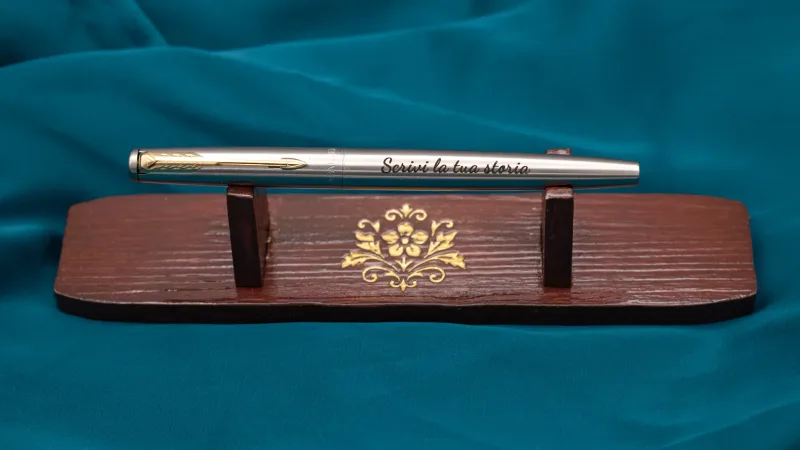 Penna in Acciaio Inox con Frase Incisa