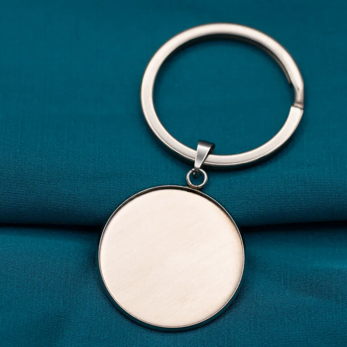 Portachiavi cabochon tondo